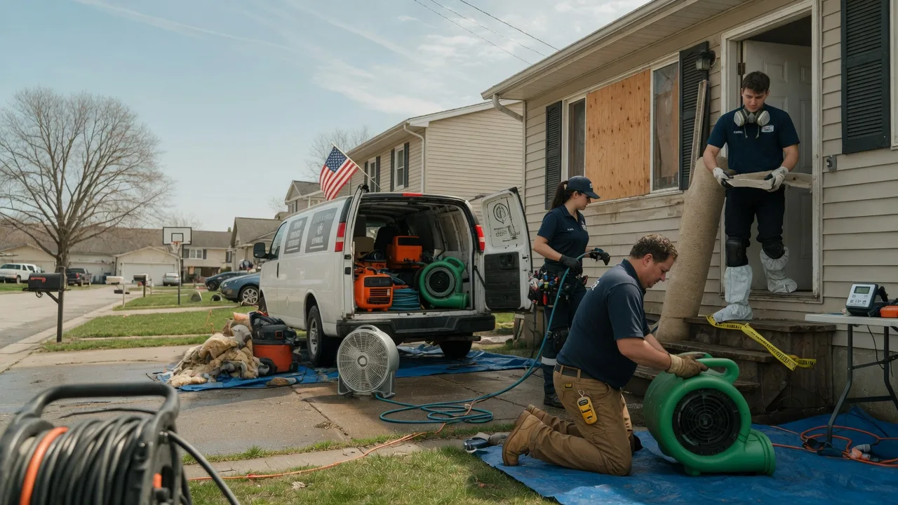Water Damage Restoration in Orangeville, PA near me